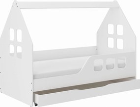 Wooden Toys Detská posteľ DOMEK so zásuvkou 160x80, pravá