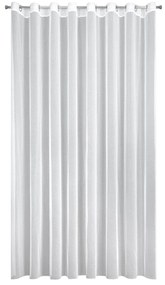 ZÁCLONA NA KRÚŽKOCH TAMINA 350X250 CM BIELA