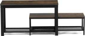Set dvoch botníkov hnedý ABO-W2124 OLW (2 ks)