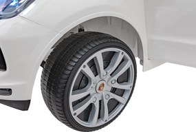 Ramiz Elektrické autíčko Porsche Cayenne S na batérie pre deti biely lak SUV + diaľkové ovládanie