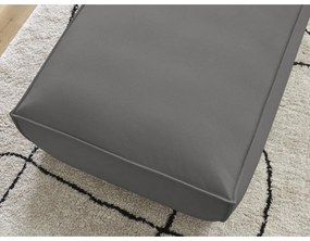 Sivá podnožka z imitácie kože Boheme – Bobochic Paris