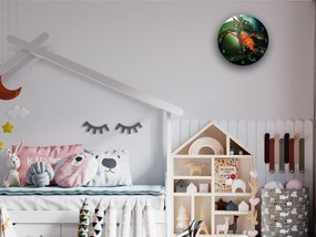 Detské nástenné hodiny Ami Dragon 30 cm viacfarebné