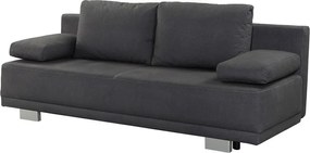 Rozkladacia pohovka Luzio, tmavo šedá látka