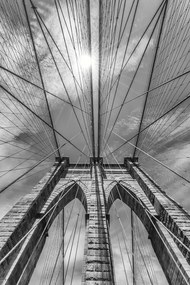 Fotografia NEW YORK CITY Brooklyn Bridge in Detail, Melanie Viola