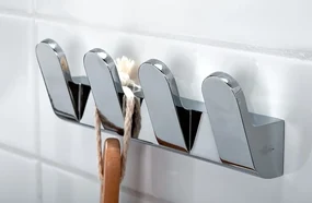 Erga Futura, 2-radový vešiak na uteráky 610 mm, chrómová, ERG-02994