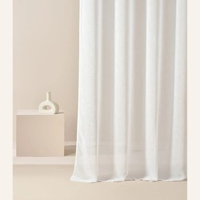 Room99 Záclona na krúžkoch Sensia Jednofarebná Farba: Krémová, Veľkosť: 350 x 250 cm