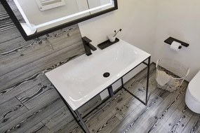 Hansgrohe Metropol, umývadlová batéria 110 s výpustom Push-Open, čierna matná, HAN-32507670