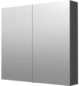 Zrkadlová skrinka Naturel 80x72 cm lamino šedostrieborná GALCA180, 1 ks