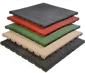 Gumová dlaždica ASLON 50 x 50 cm, piesková