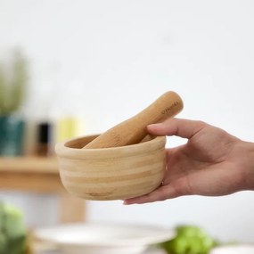 Mažiar BAMBOU drevený 998120