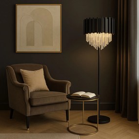 Toolight Toolight, podlahová lampa na postavenie 3xE14 APP1715-3F, čierna, OSW-04337