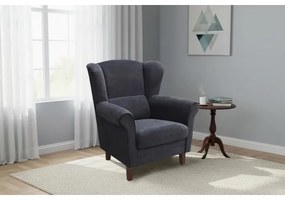 Ušiakové kreslo GALA antracit