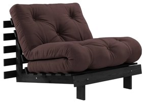 Tmavohnedé kreslo Roots Black Night – Karup Design