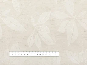 Biante Dekoračná obliečka na vankúš TF-065 Listy na režnom 70 x 90 cm