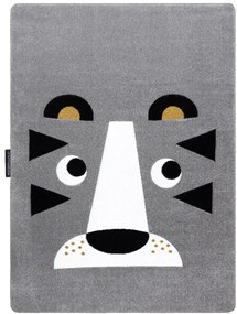 Detský kusový koberec Petit Lion grey, 140x190, šedá, detská izba, Dywany Łuszczów