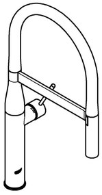 GROHE 30294A00 - Drezová batéria ESSENCE antracit