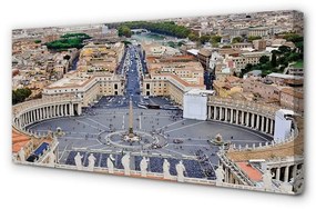Obraz na plátne Rome Vatican square panorama 120x60 cm