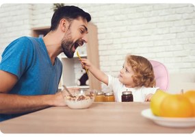 Detská jedálenská stolička Ricokids Tulo ružová