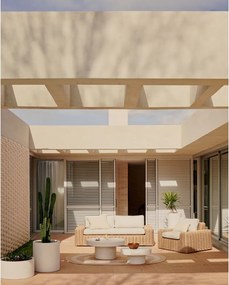 Betónový okrúhly záhradný odkladací stolík ø 90 cm Aiguablava – Kave Home