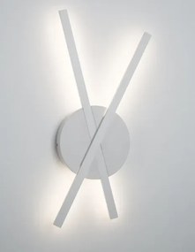LED nástenné svietidlo Reslin 24.5 biele