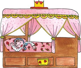 MARIONETINO – Postieľka – kulisa k bábkovému divadlu