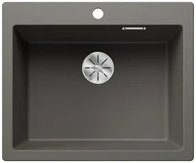 Blanco Pleon 6, silgranitový drez 615x510x220 mm, 1-komorový, sivá vulkán, BLA-527320