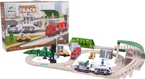 Ramiz Železničné mesto so svetlami a zvukom Funkcia 80el.