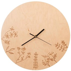 Hodiny nástenné LÚKA pr. 34 cm