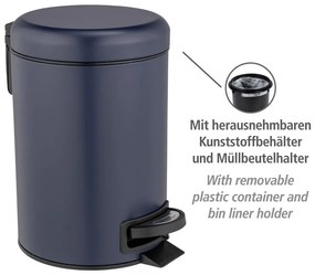 Pedálový oceľový odpadkový kôš 3 l Leman - Wenko