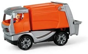 Lena Auto Truckies smetiarske plast 25cm s figúrkou v krabici 24m +