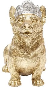 Royal Sitting Corgi pokladnička pes zlatý