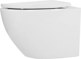 BPS-koupelny Závesná WC misa so SoftClose sedadlom HYD-4193, biela