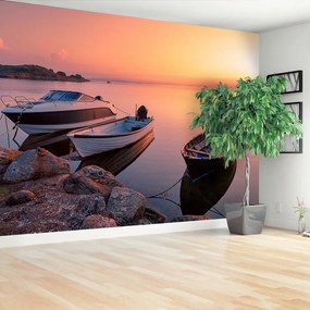 Fototapeta Vliesová Lode sunrise 416x254 cm