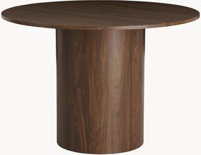 Okrúhly jedálenský stôl v drevenom vzhľade Matbord, Ø 110 cm
