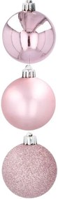 Bestent Vianočné gule na stromček 6cm 36ks Pink