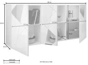 Komoda TAVRI antracit