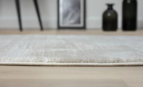 My Flair, Kusový koberec My Circles CA60022 creme kruh, 120x120 (priemer) kruh, béžová, chodba / predsieň