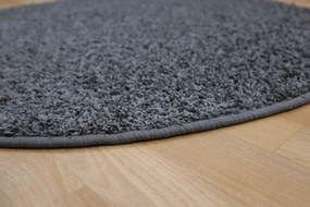 Vopi 250x250 (priemer) kruh Kusový koberec Color Shaggy šedý kruh, šedá, kancelária