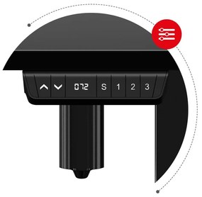 Rohový PC stolík Hyperion 9.1 (čierna). Vlastná spoľahlivá doprava až k Vám domov. 1087529