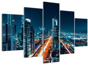 Obraz - Dubajská noc (150x105 cm)