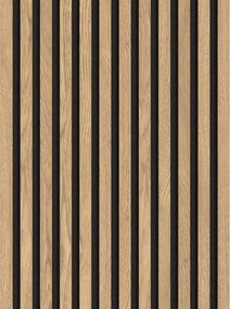 Mexen Lam-F, akustické stenové lamely 275 × 30 cm, plstený podklad 8 mm, technická dyha, borovica klasická, S105-275307-3015-012