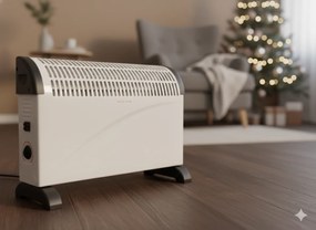 Konvektorový ohrievač 2000 W, 58 x 13,5 x 39 cm