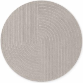 Vikosa, Kusový koberec Vikosa Arcura 106270 Light Grey kruh, 150x150 (priemer) kruh, šedá, obývacia izba