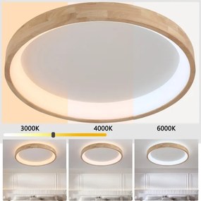 Brilagi-LED Stropné svietidlo FALCON WOOD LED/60W/230V 3000/4000/6000K 80 cm drevo