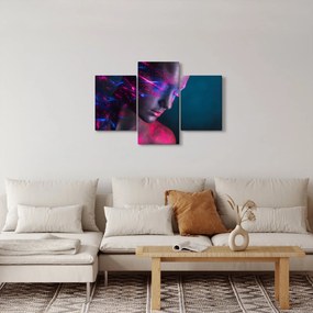 Trblietavý obraz ženy (90x60 cm)