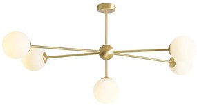 PEARL 5 BRASS | Pôsobivá závesná lampa
