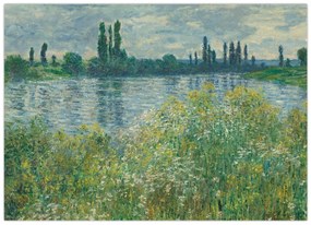 Obraz - Claude Monet, Banks of the Seine, reprodukcia (70x50 cm)