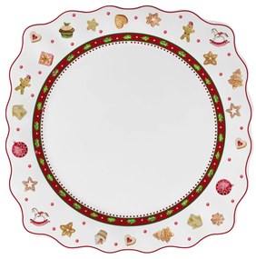 Perníkový vianočný plytký tanier 26cm