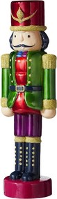 X-MAS LED Luskáčik sklenený 30 cm - zelená