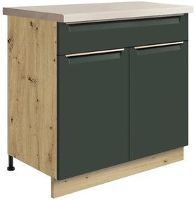 Skrinka do kuchyne Glamour7d Green